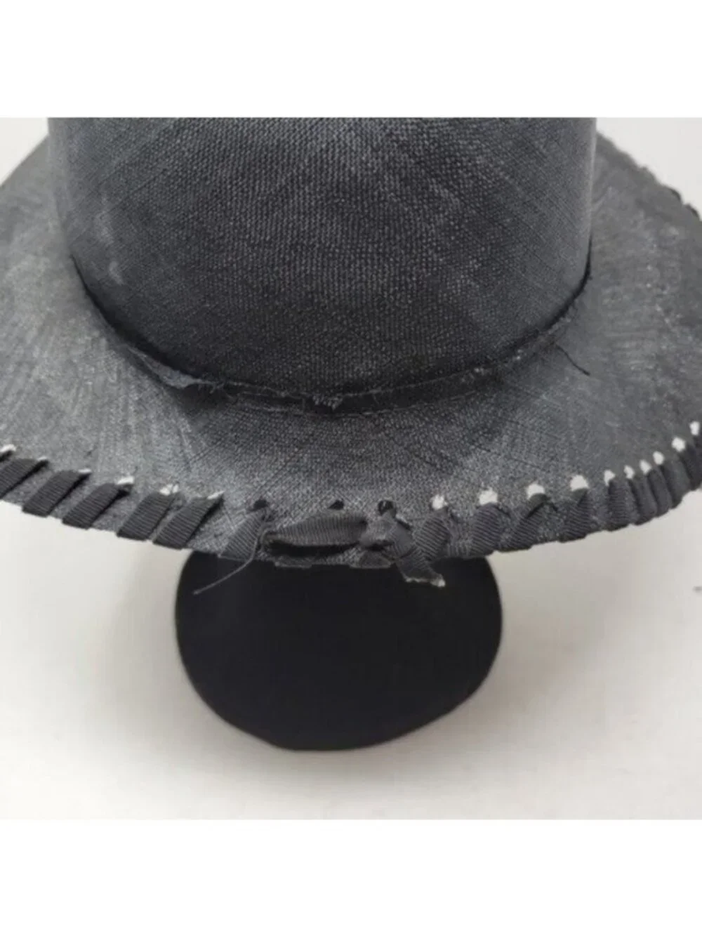 Vintage | Beach Floppy Summer Sun Hat Black
